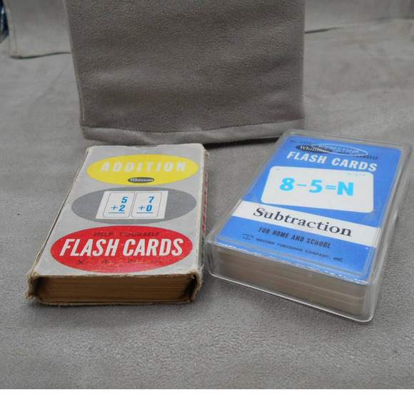 Whitman Help Yourself Math Flash Card Lot: Addition & Subtraction - Picture 2 of 10